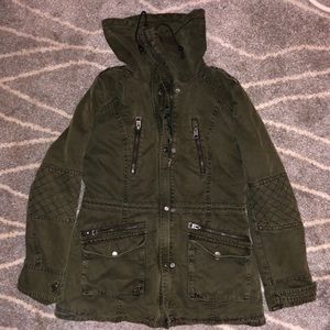 Guess green military jacket